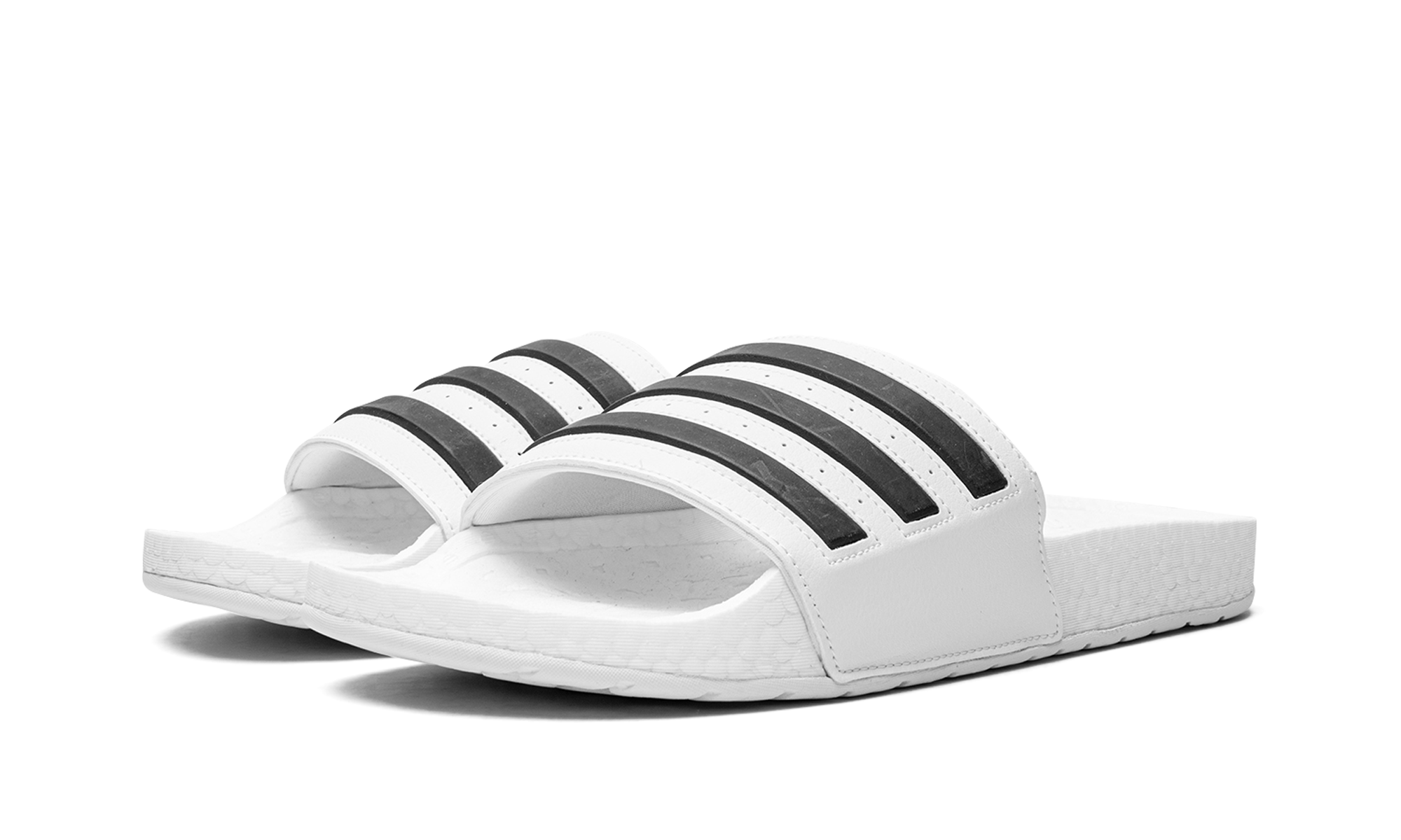 Adilette Boost "White Black Stripes" FY8155